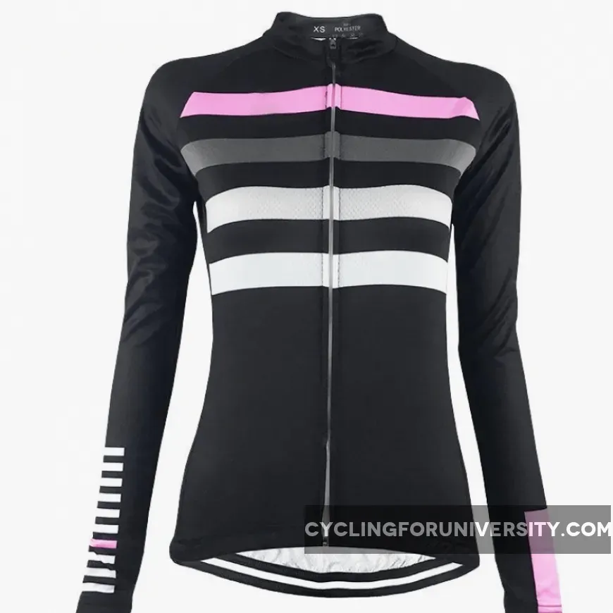 Women's Four Stripe Long Sleeve Cycling Jersey New Releases