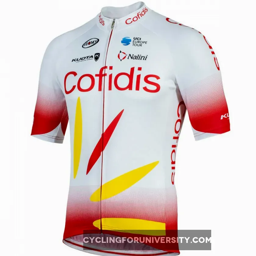 2019 Team Cofidis Short Sleeve cycling Jersey bike clothing Cycle apparel Shirt