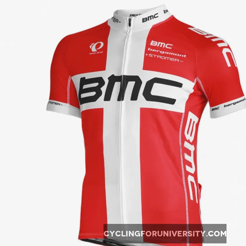 2013 BMC RACING TEAM Short Sleeve Jersey Danish Champion Proline