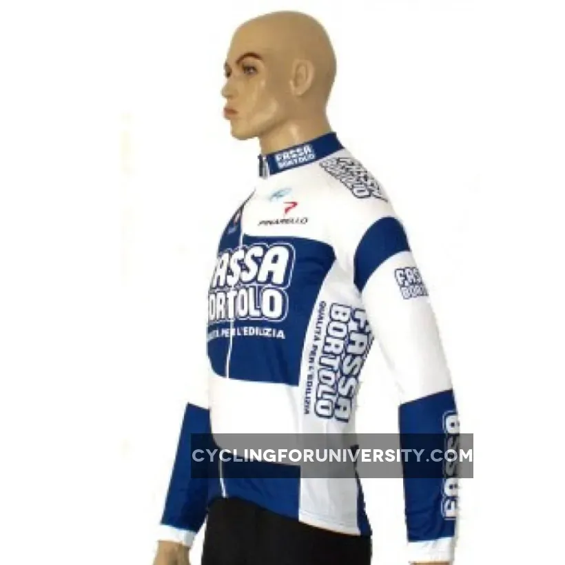 Fassa Bortolo 2005 Radsport - Winter Fleece Long Sleeve Jersey Jacket