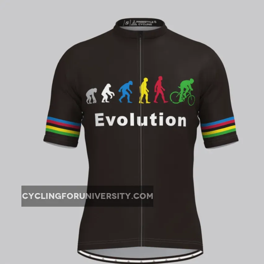 Rainbow Evolution Men's Cycling Jersey Brand New