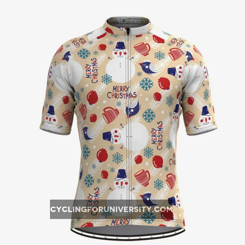 Merry Christmas Graphic Print Cycling Jersey New Releases