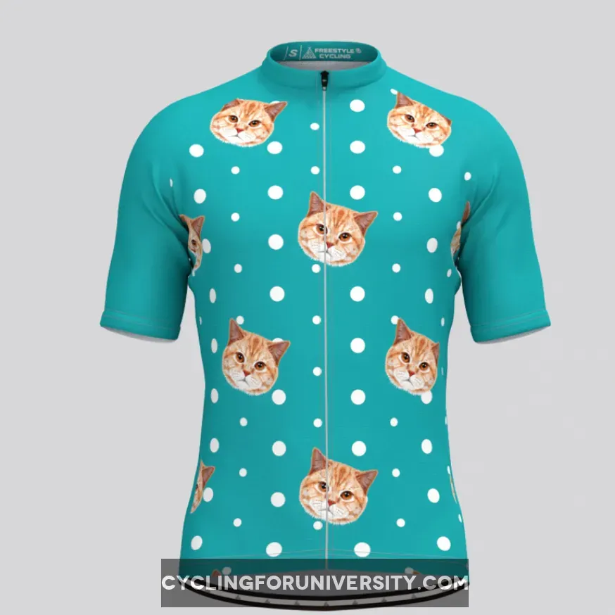 Custom Cat Face V3 Men's Jersey Outlet
