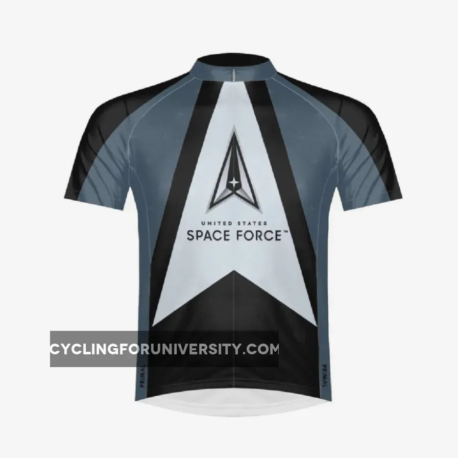 Primal Wear US Space Force Men's Full zip Cycling Jersey