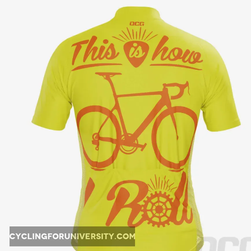 Men's This is How I Roll Short Sleeve Cycling Jersey