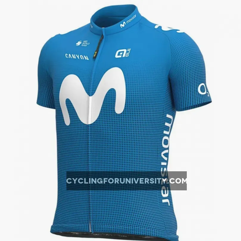 2020 Movistar Full Zipper Jersey, To Buy MOV20J1