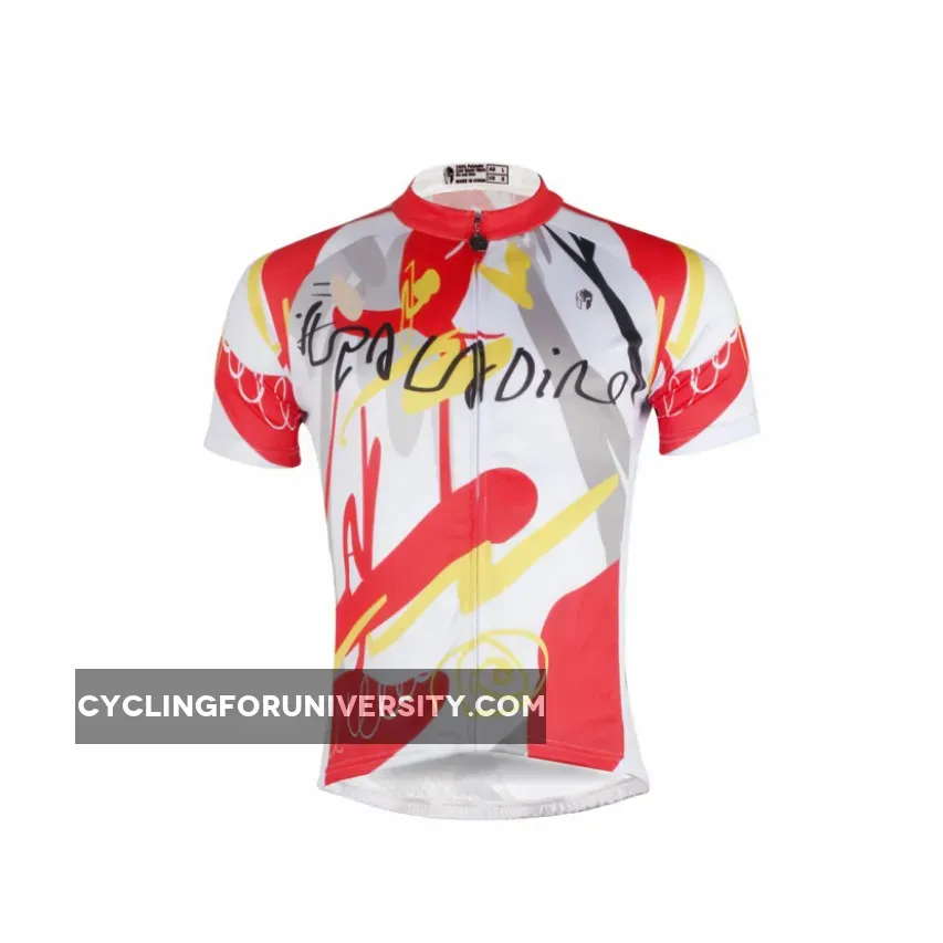 Abstract Graffiti Jersey Men's Short-Sleeve Bicycling Shirts Summer NO.680