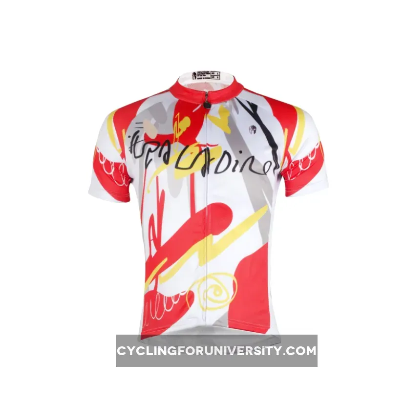 Abstract Graffiti Jersey Men's Short-Sleeve Bicycling Shirts Summer NO.680