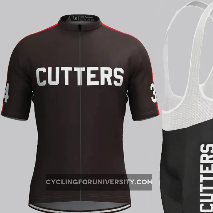 Cutters 1979 Breaking Away Movie Men's Cycling Kit Black Red