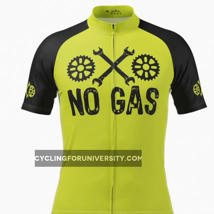 Men's No Gas Pollution Free Short Sleeve Cycling Jersey