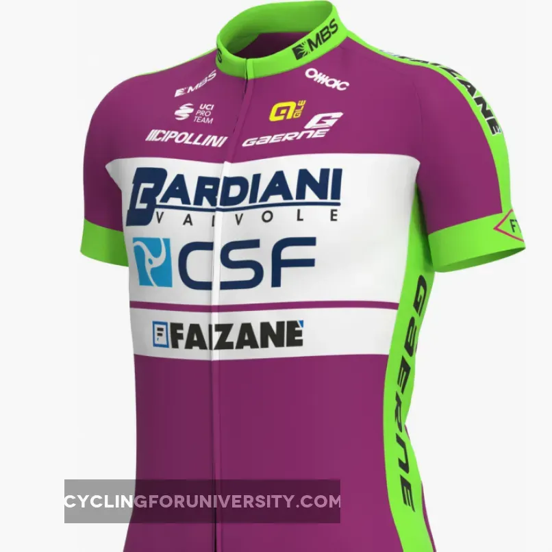 2021 Bardiani CSF Prime Full Zipper Jersey, BAR21J1