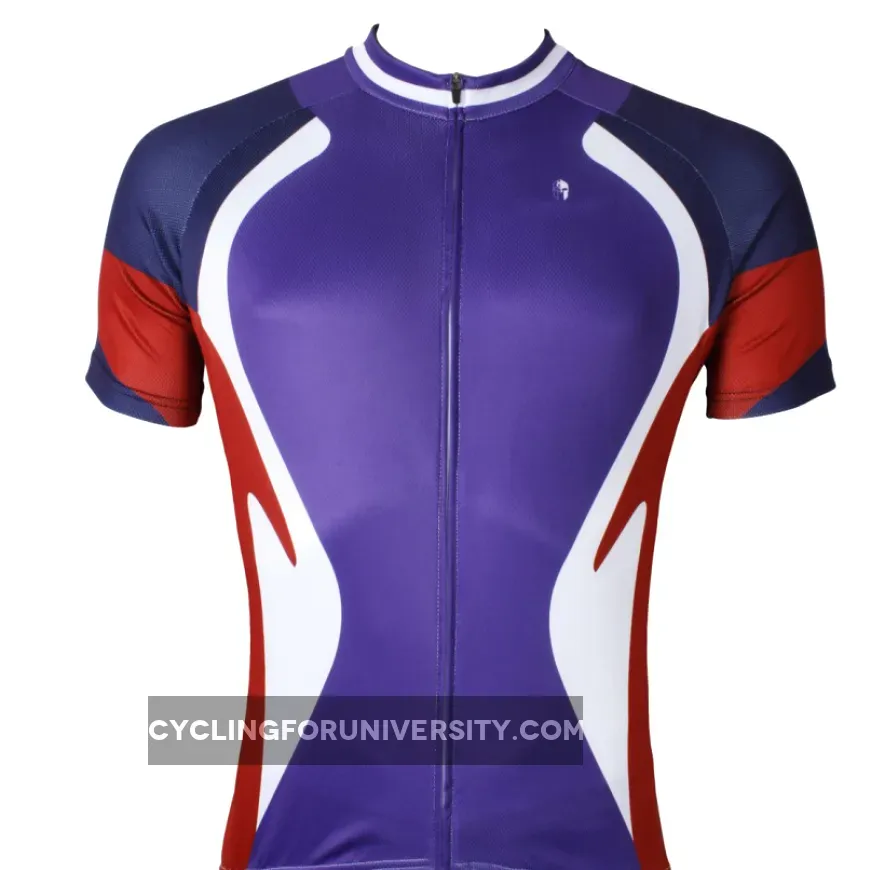 Funnel Purple Cycling Short-sleeve Jersey Shirts NO.523