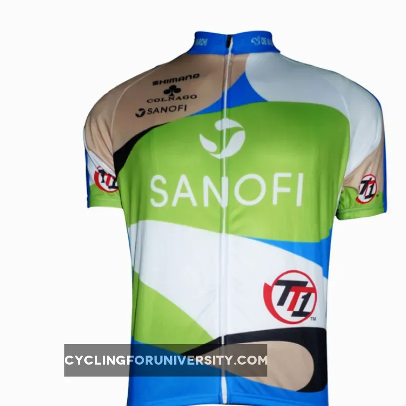 2012 SANOFI Team Short Sleeve Jersey To Buy