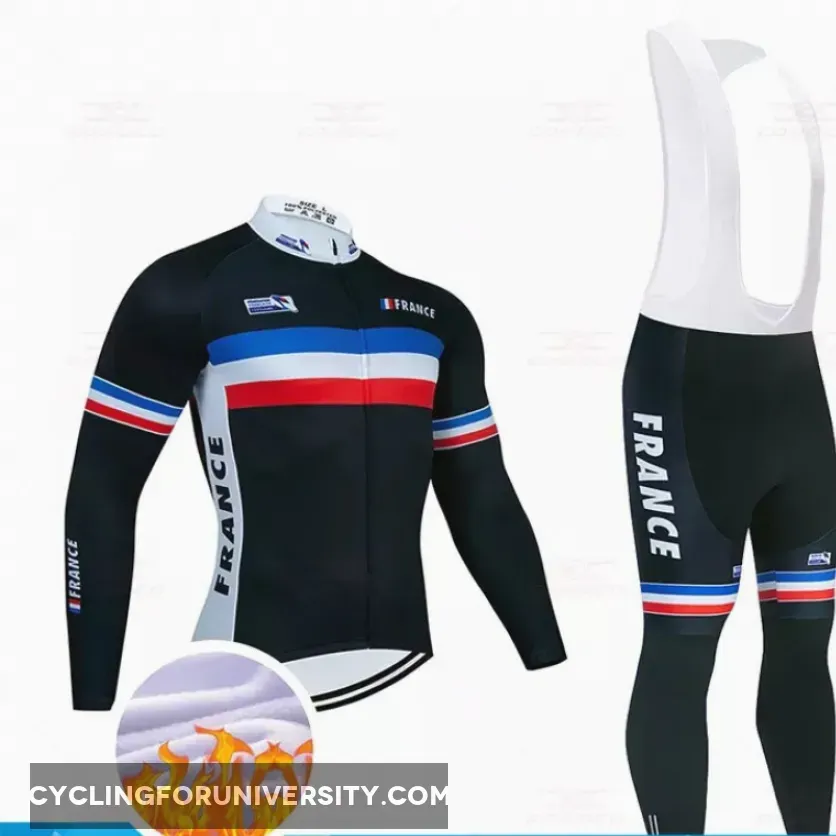 Team France Winter Cycling Set Outlet