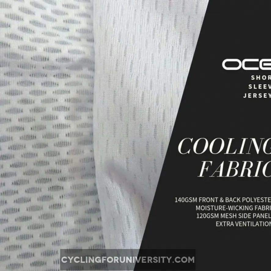 Women's Disco Stripe Black Short Sleeve Cycling Jersey