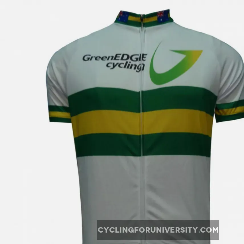 2012 TEAM GreenEDGE Australian Champion Jersey Short Sleeve