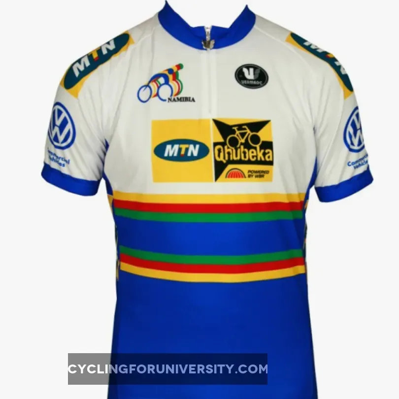 MTN QHUBEKA Namibischer Meister 2011-12 Vermarc Radsport-Profi-Team - Short Sleeve Jersey