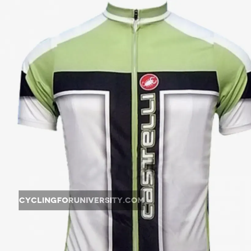 CASTELLI Green/White Short Sleeve Jersey To Buy