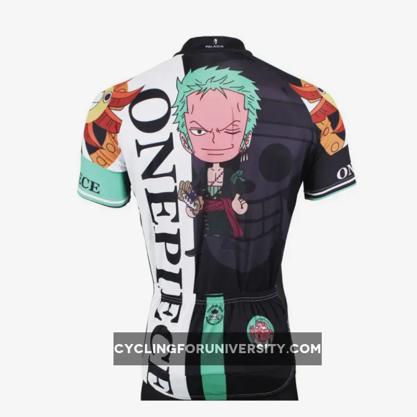 ONE PIECE Series Pirates Roronoa Zoro Swordsman Men's Cycling Jersey Team Leisure Jacket T-shirt Summer Spring Autumn Clothes Sportswear Anime Animation Manga NO.405