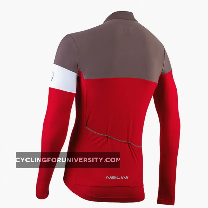 Nalini Pro Corsa B0W Red Long Sleeve Jersey,