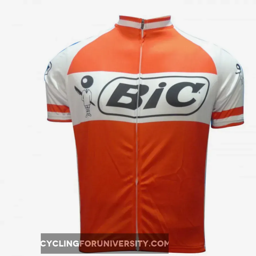 BIC Throwback Team Short Sleeve Cycling Jersey To Buy