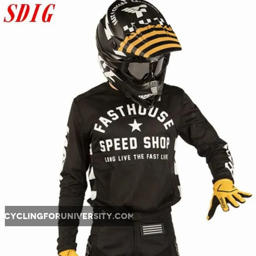 MTB race moto bike clothing Fasthouse Summer DH MX Jersey motorcycle motocross long sleeve cycling Jersey