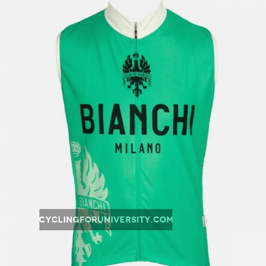 Bianchi Milano sleeveless jersey E12MORENO1 celeste