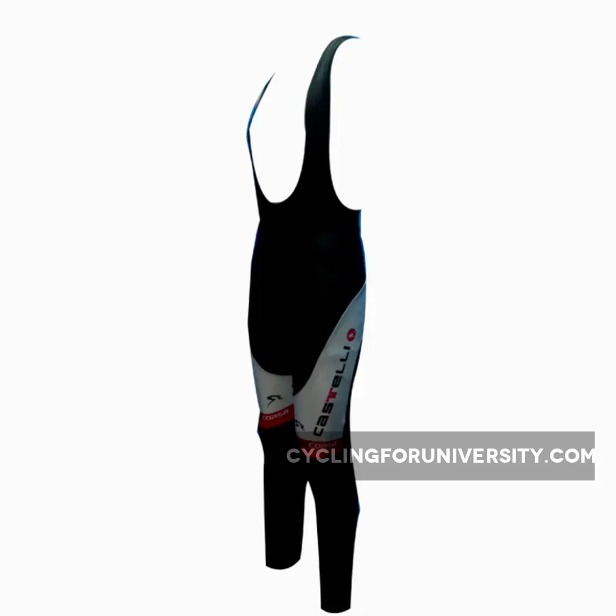 New 2012 CASTELLI WHITE-BLACK Cycling Bib Pants Outlet
