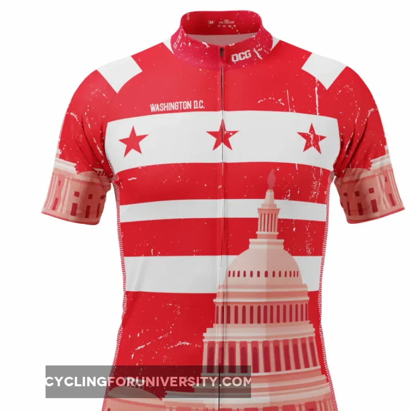 Men's Washington D.C. Short Sleeve Cycling Jersey Restock
