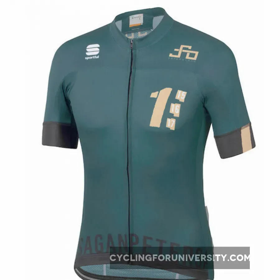 Sagan One Green Gold Full Zip Jersey 329, Brand New SAG19J1