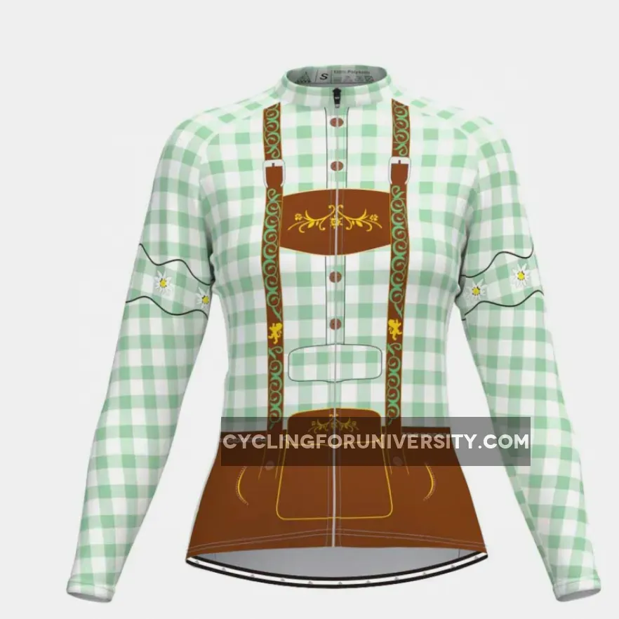 Tirolese Women's Long Sleeve Cycling jersey Green