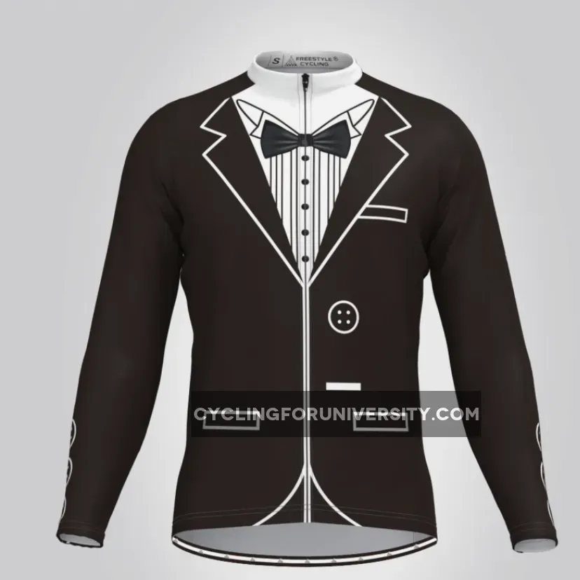 Tuxedo Short Men's LS Cycling Jersey To Buy