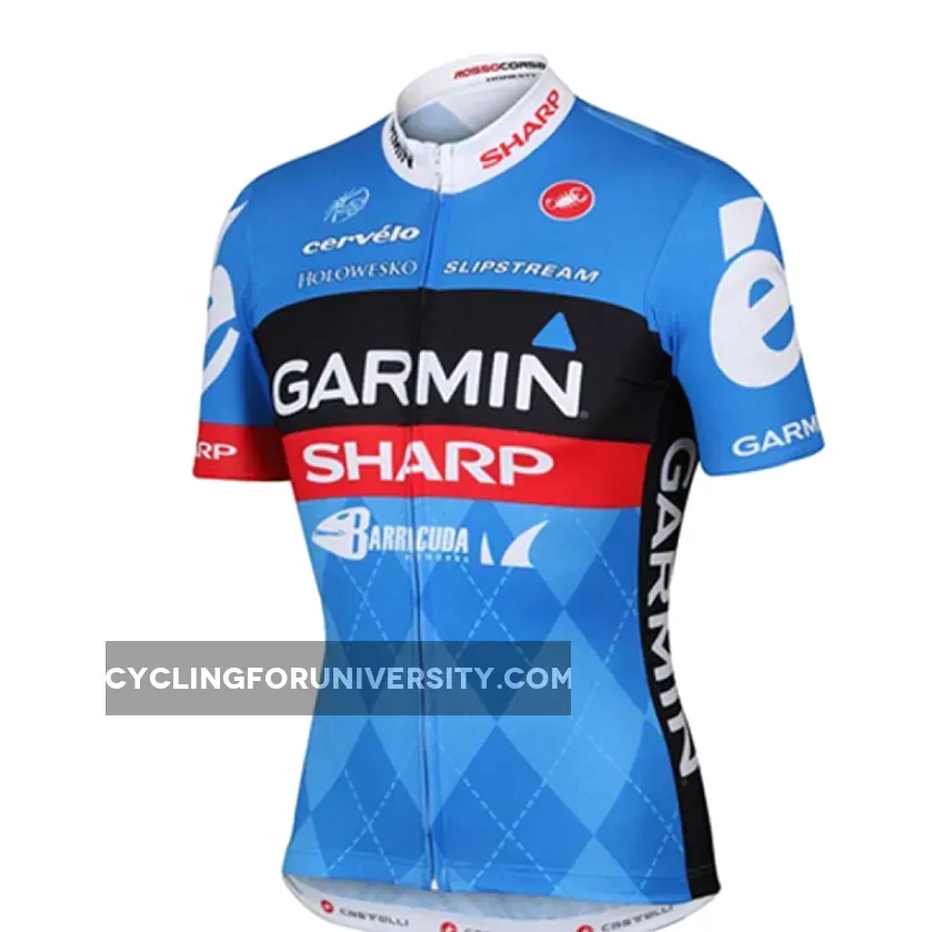 Team Garmin Sharp Barracuda short Sleeve Cycling Jersey - 2013