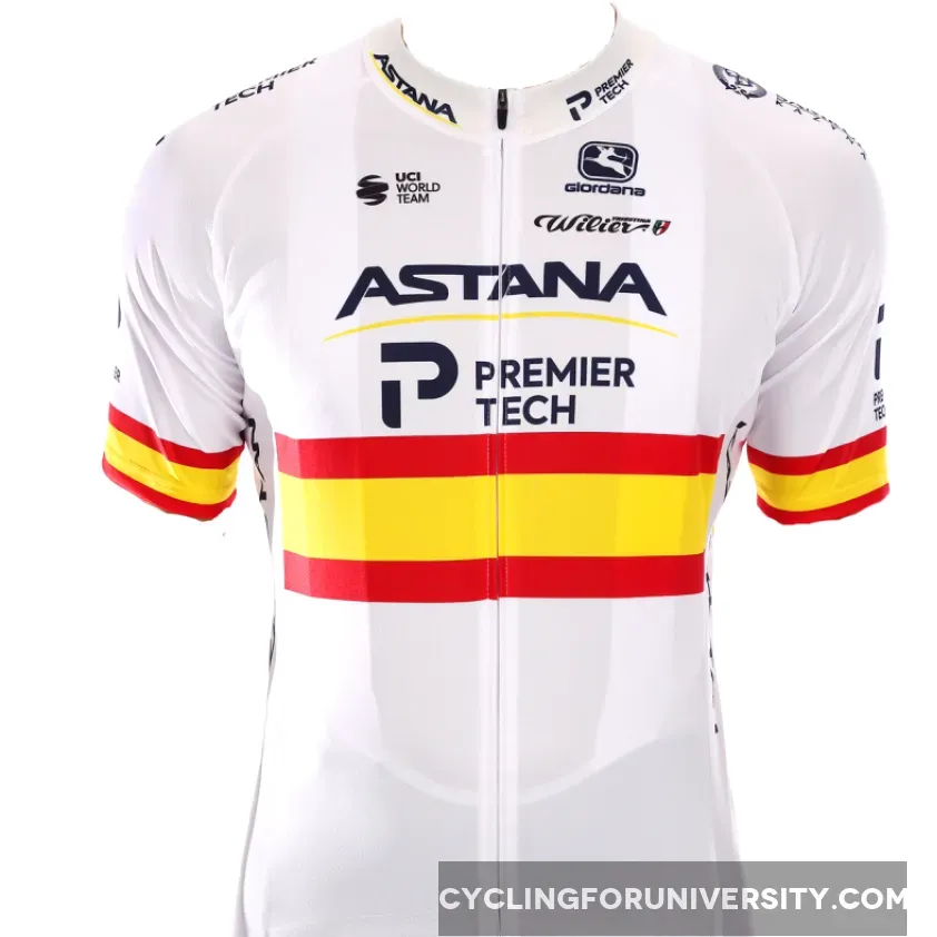 2021 Astana Premier Tech Spanish Champ FR-C Pro FZ Jersey, AST21J2