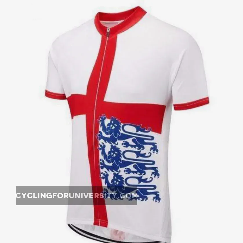 Three Lions England Flag Cycling Jersey #Three Lions Flag
