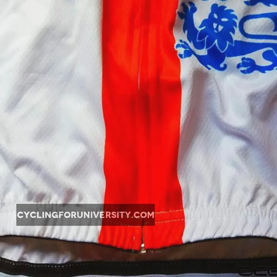 Three Lions England Flag Cycling Jersey #Three Lions Flag