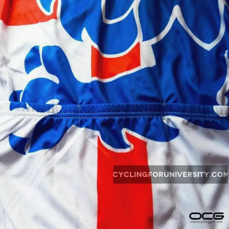 Three Lions England Flag Cycling Jersey #Three Lions Flag