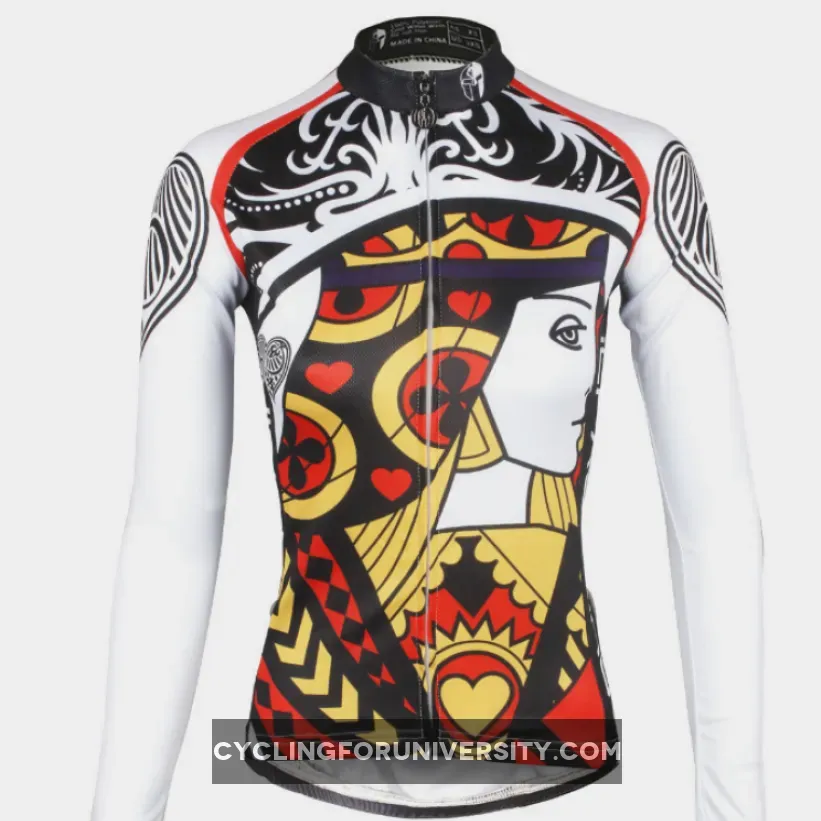 ILPALADINO Women's Sport Winter Long Sleeves Cycling Jerseys Apparel Outdoor Sports Leisure Biking Shirt (Velvet) 641