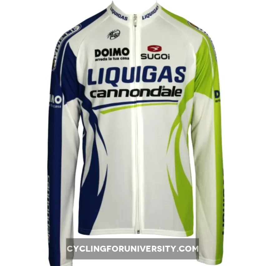 LIQUIGAS CANNONDALE 2011 Sugoi Radsport-Profi-Team Long Sleeve Jersey
