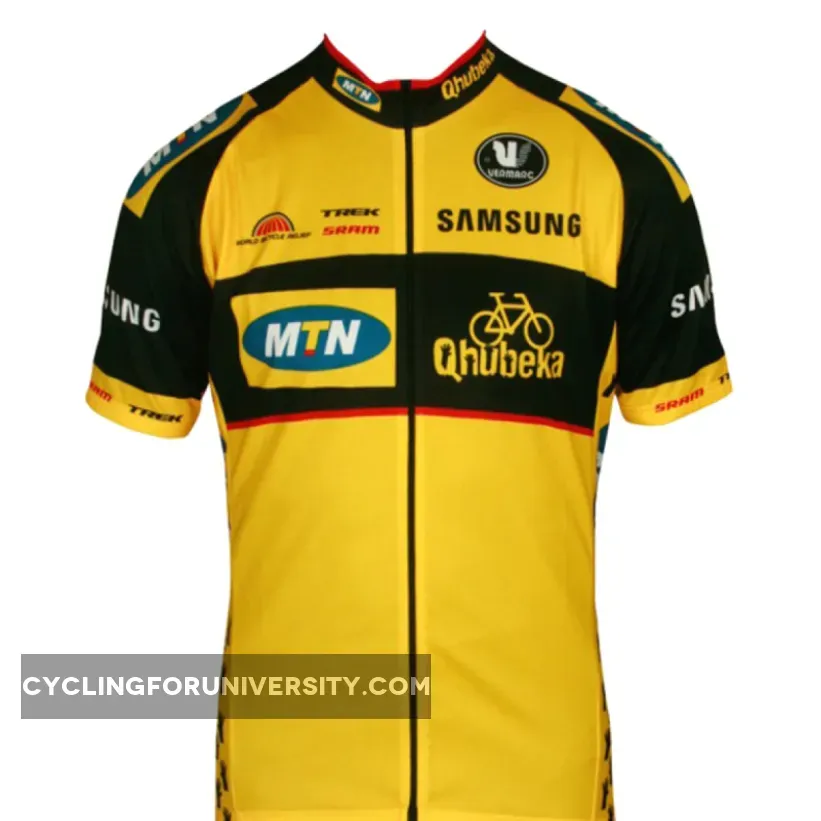 MTN QHUBEKA 2013 Vermarc professional cycling team - short sleeve cycling jersey