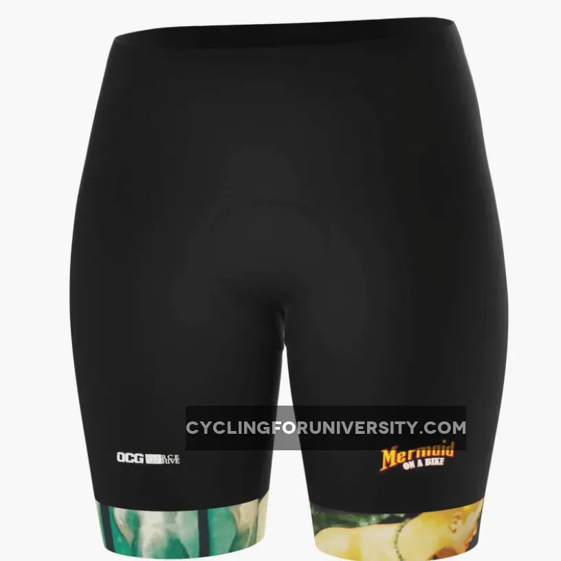 Women's The Mermaid Series 2 Gel Padded Cycling Shorts