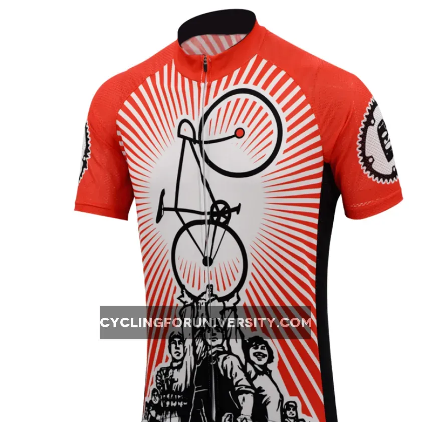 Retro Hammer And Cycle Men's Cycling Jersey Restock