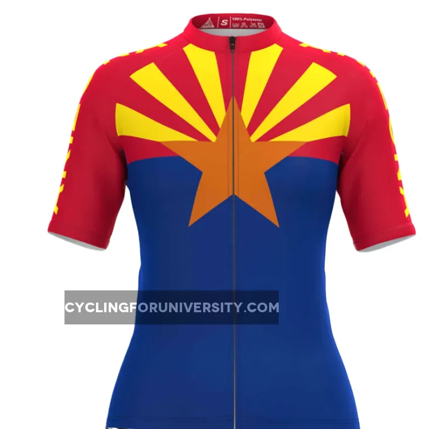 Women's Arizona State Flag Cycling Jersey For Sale