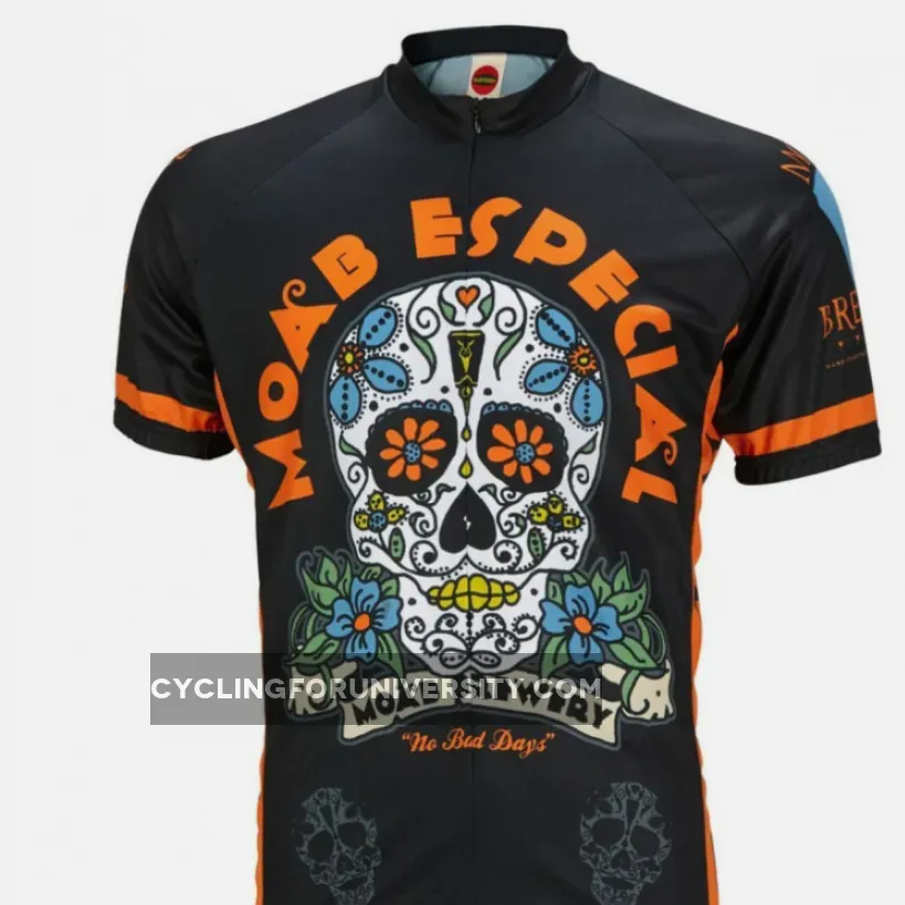 Moab Brewery Especial beer Men's Full Zip Cycling Jersey
