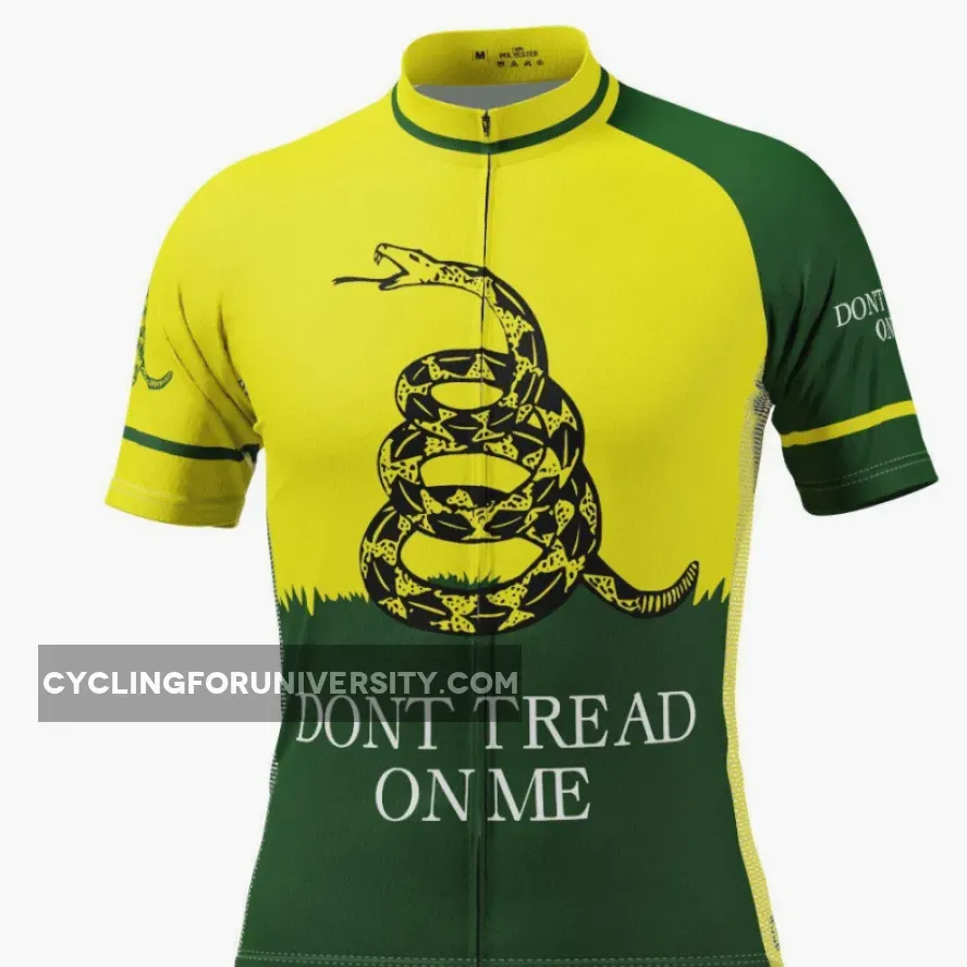 Men's Gadsden Flag Join or Die Historic Short Sleeve Cycling Jersey #Join Or Die Flag