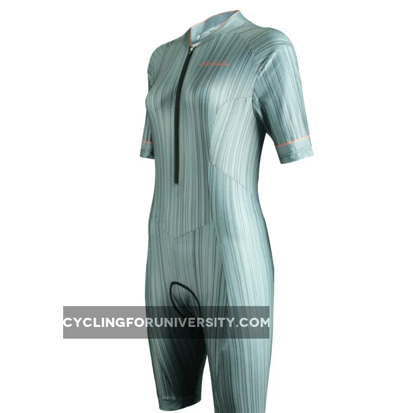 Women's Compression Sleeved Trisuit Cycling jerseys Running Swimming 1007