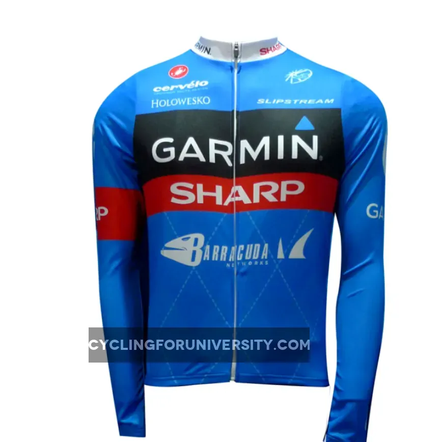 GARMIN-BARRACUDA GARMIN-SHARP TdF Long Sleeve Jersey 2012