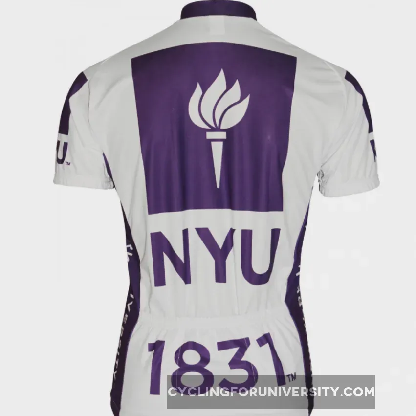 New York University NYU Short Sleeve Cycling Jersey / New York Cycling Jersey