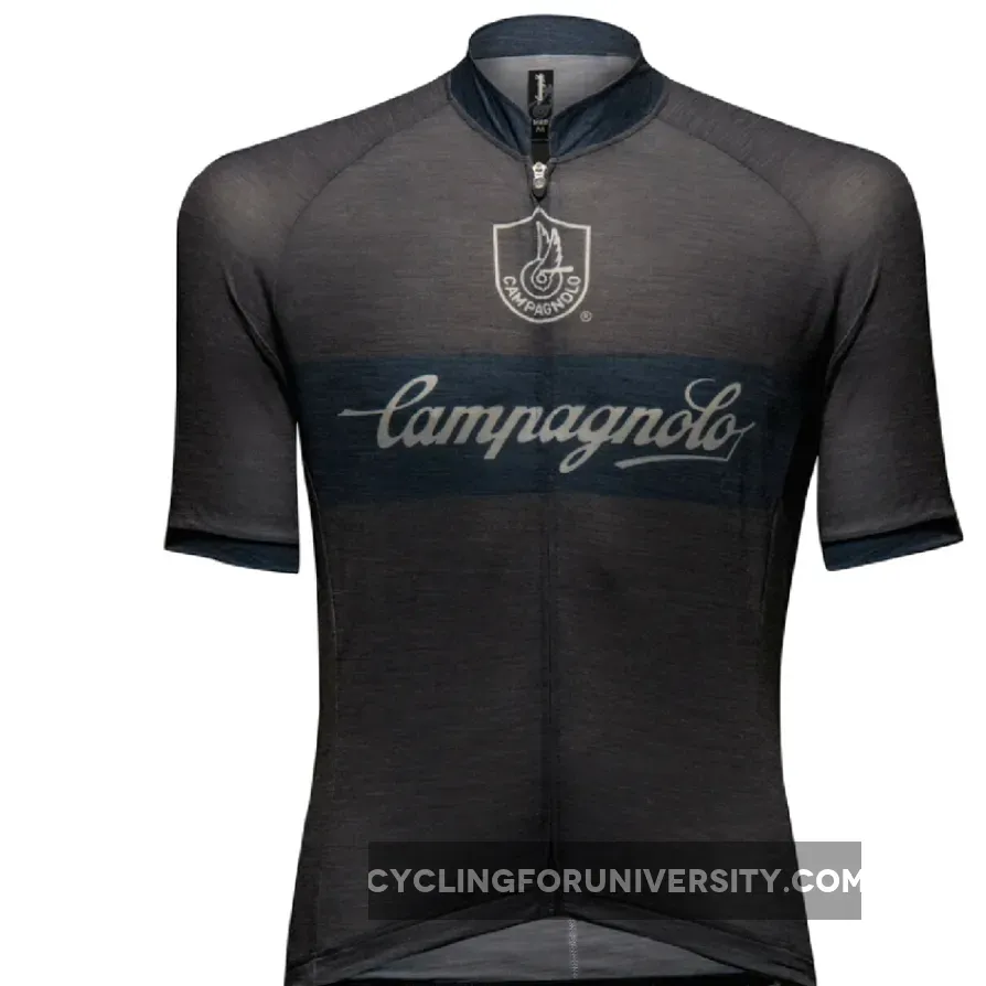 Campagnolo PALLADIO Wool Cycling Jersey Short Sleeve Grey, Campagnolo Jersey