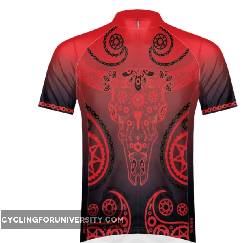 Primal Wear El Matador Men's Sport Cut Full Zip Short Sleeve Cycling Jersey MATAJ20M-M